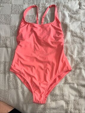 Kona Sol Coral Pink One-Piece Swimsuit